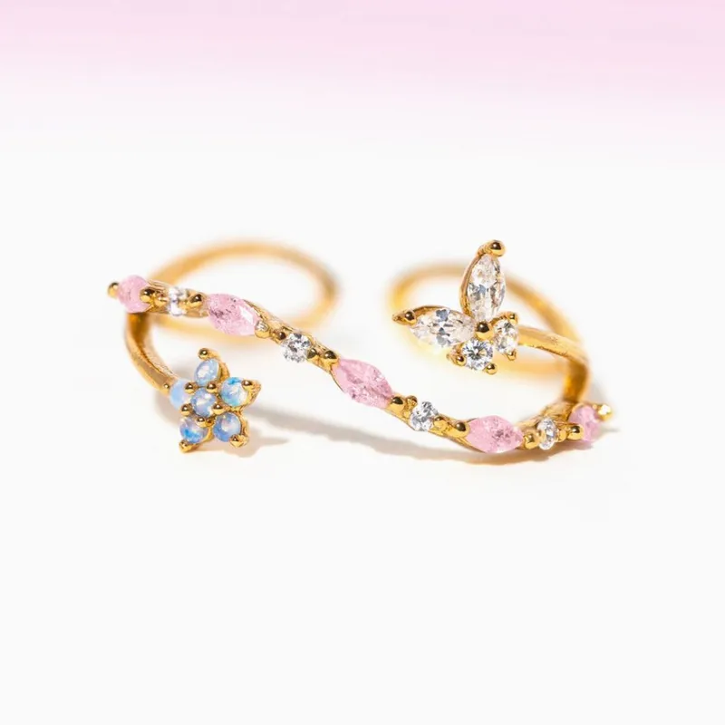 Butterfly Meadow Ring